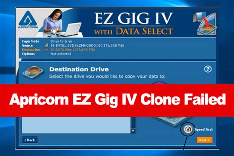 apricorn ez gig 4 clone not working